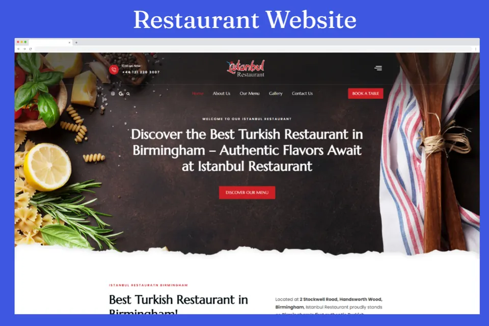 Istanbul Restaurant Birmingham – Turkish Restaurant, Birmingham