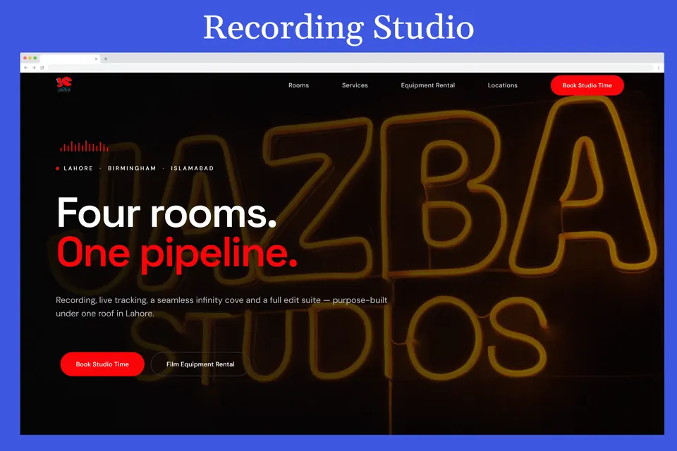 Jazba Studio – Recording Studio, Lahore