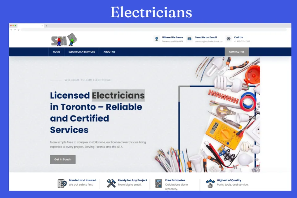 SMB Electrical – Electricians, Toronto